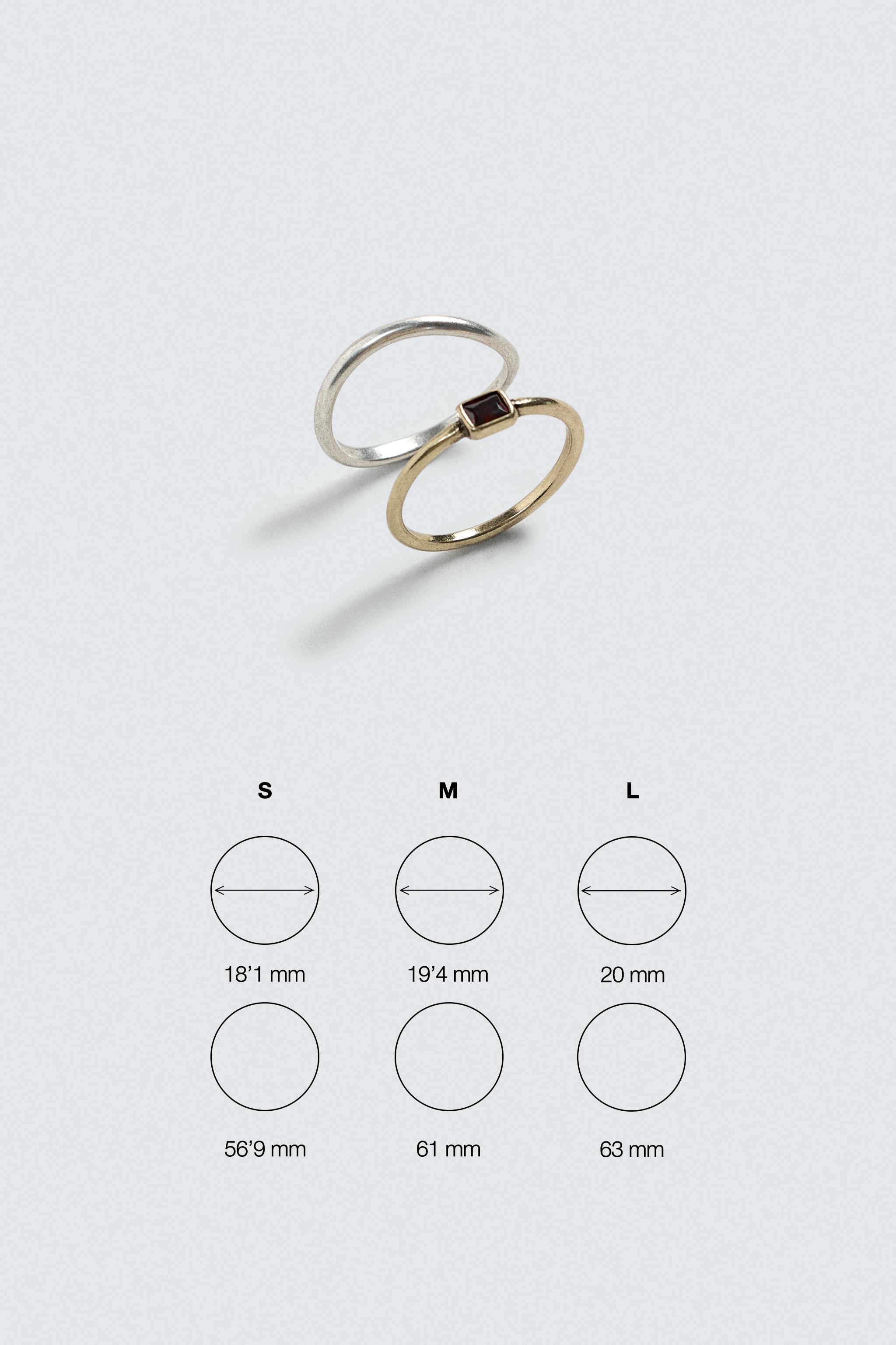 COMBINED METAL RINGS PACK OF 2